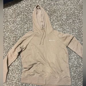 Women’s large beige champion hoodie